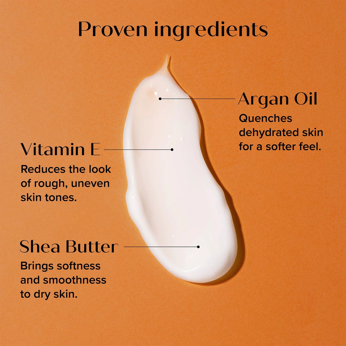 Argan Oil + Vitamin E Dryness Relief Body Treatment Cream